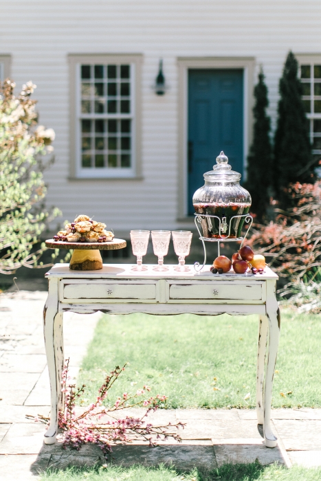 Sangria bar and mini pies by Itty Bitty Pie Co.}