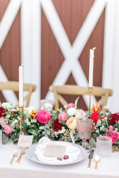 Tablescape close up}