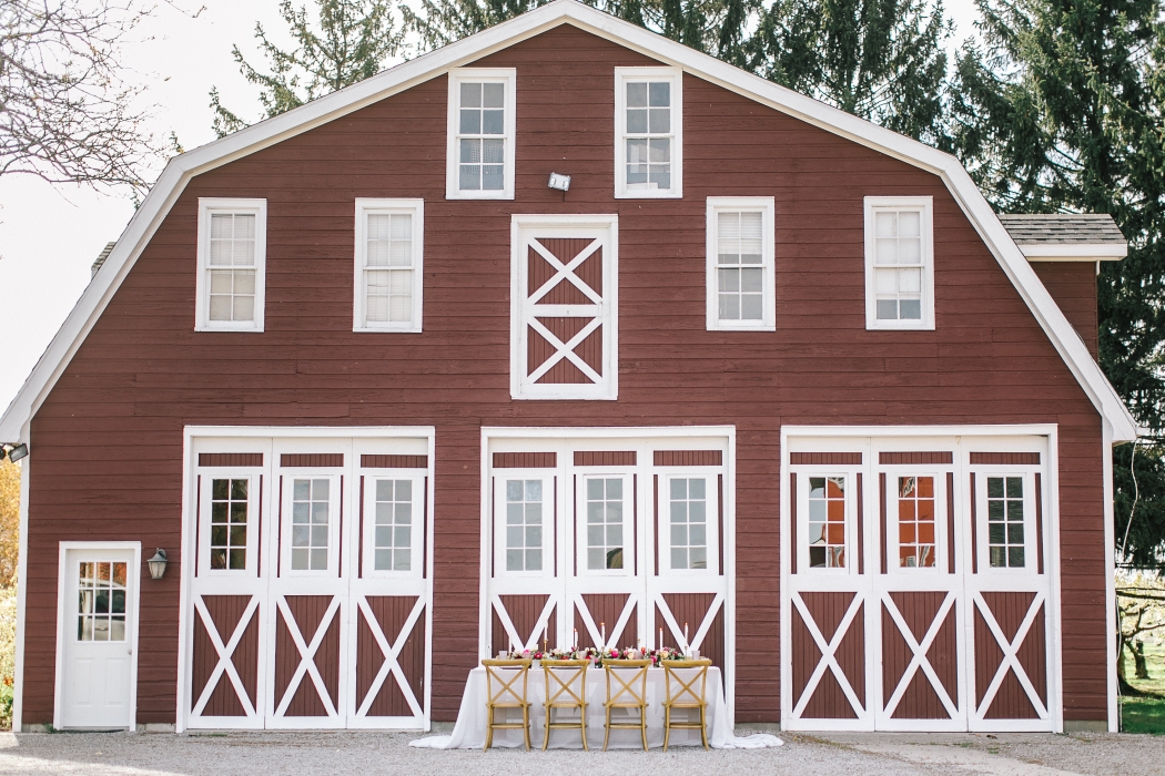 The old barn renovated into a wedding venue}