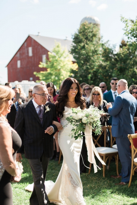 Cambium Farms wedding ceremony}