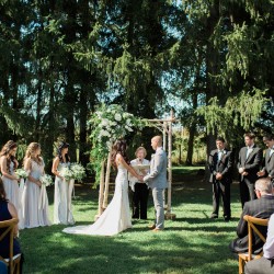 Cambium Farms wedding ceremony