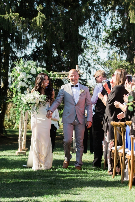 Cambium Farms wedding ceremony}