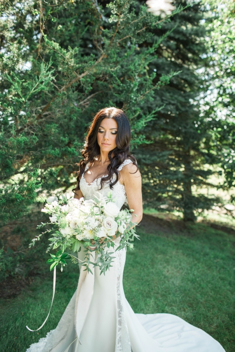 Chantelle at her Cambium Farms wedding}