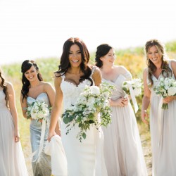 Bride and her bridesmaids, Cambium Farms