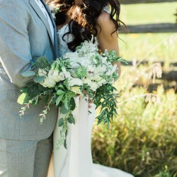 White bridal bouquet, Cambium Farms