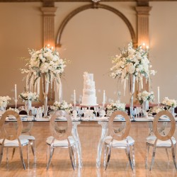 Our styled table featuring the cake and sweets by The Sweetest Thing