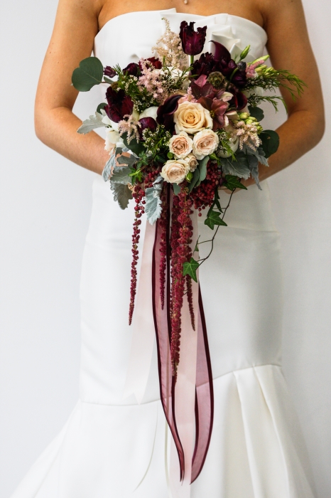 Megan Preece Photography, marsala & blush unstructured bouquet, The Spice Factory