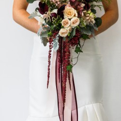 Megan Preece Photography, marsala & blush unstructured bouquet, The Spice Factory