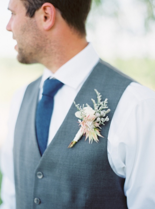 Katie Nicole Photography, boutonniere, Vineland Estates Winery