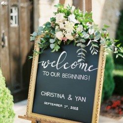 Photos by Caileigh, Welcome sign at Vineland Estates Winery, Vineland, Ontario
